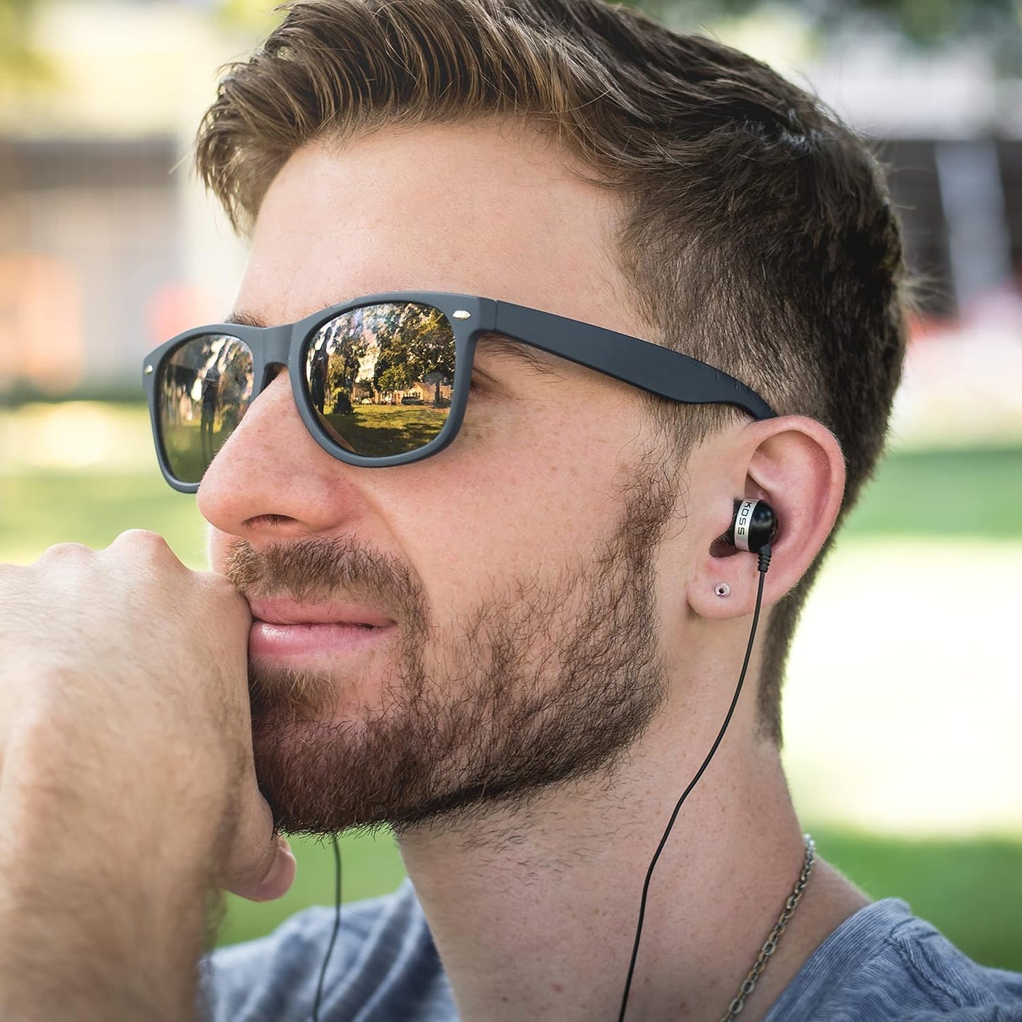 Koss 'The Plug' Black In-Ear Headphones with Wired Connectivity