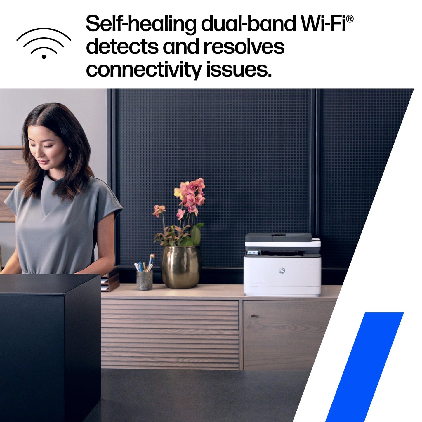 HP LaserJet Pro MFP 3101fdw Wireless Black & White All-in-One Laser Printer, Scanner, Copier, Fax, Best-for-Office (3G628F)