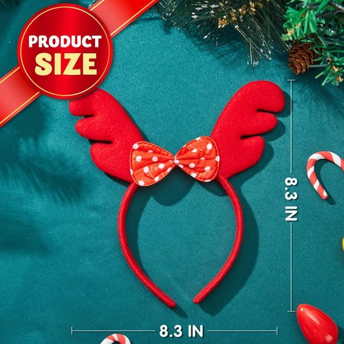 JOYIN 14 PCS Christmas Headbands - Festive Designs for Holiday Parties | One Size Fits All