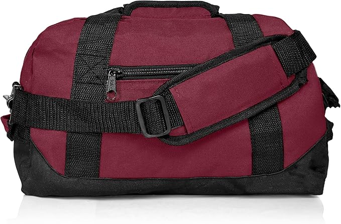 DALIX 14" Small Duffle Bag Two Toned Gym Travel Bag