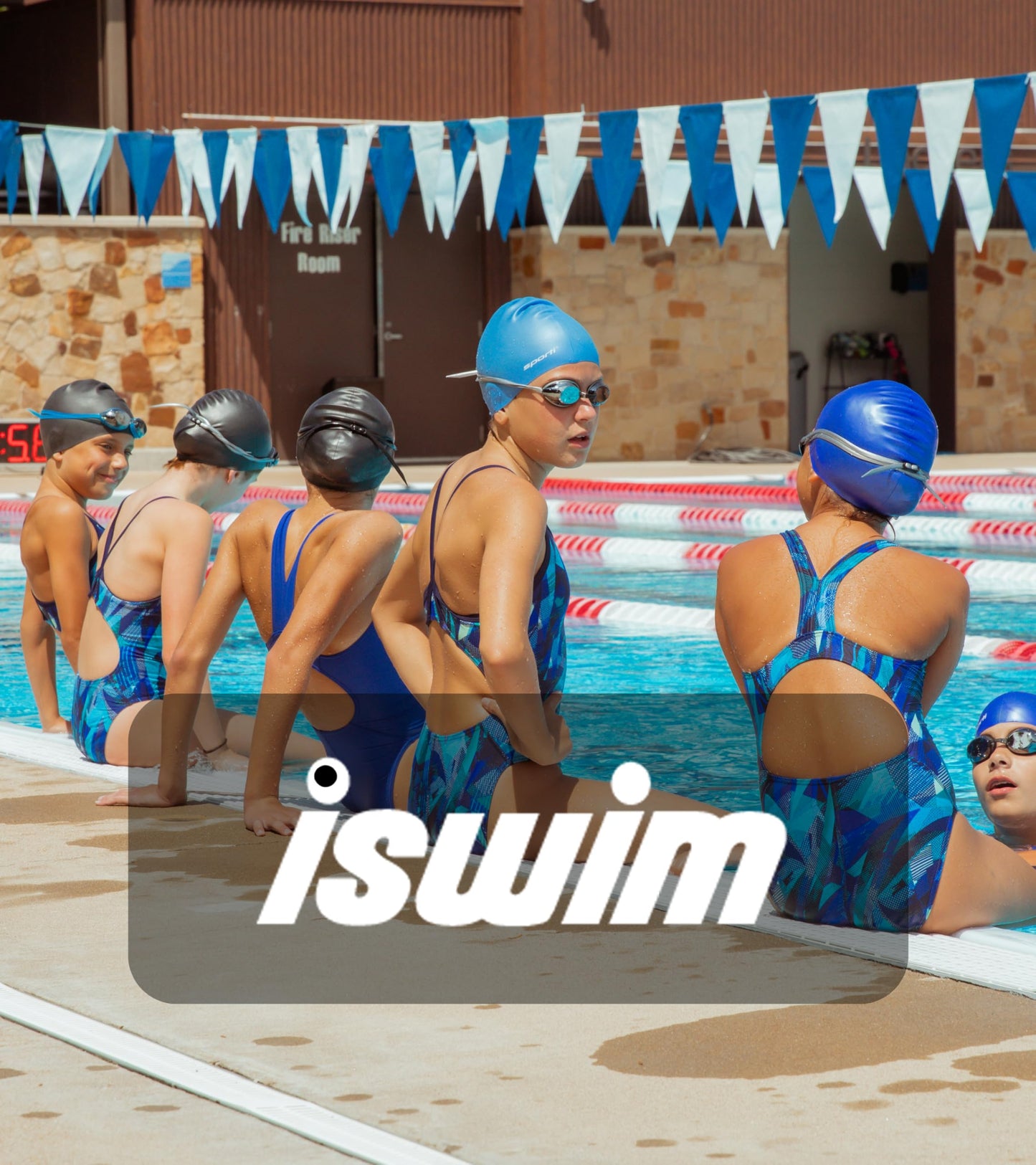 iSwim Essential Solid Thin Strap One Piece Swimsuit Women's & Girl's Competitive Swimwear, Training Fit, Quick Dry, UPF 50+, Lined & Chafe-Resistant - Navy - 34