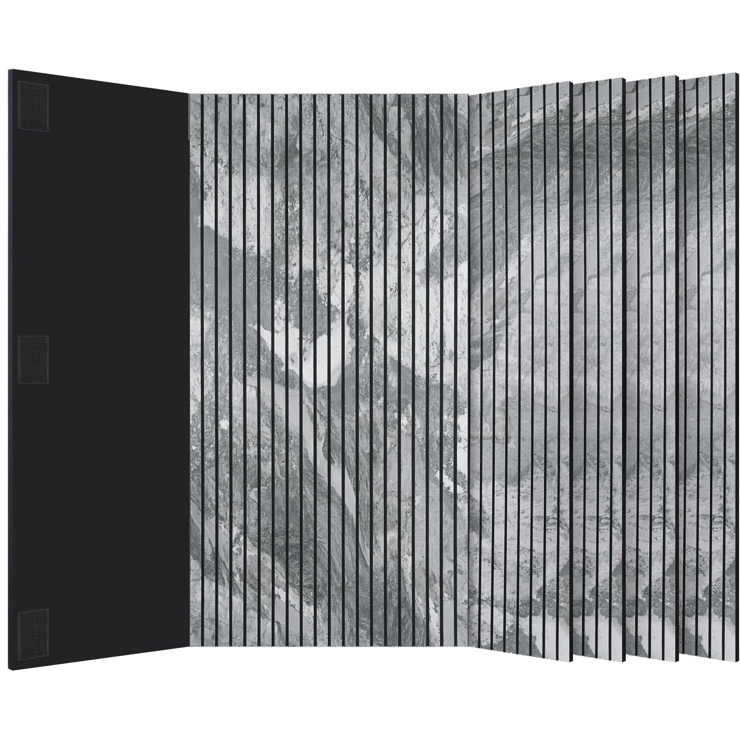 BUBOS Acoustic Panels 4 Pack, Decorative Soundproof Wall Panels Marble Pattern, Sound Absorbing Panels 47.2" X 23.6" X 0.4" Peel & Stick Acoustic Treatment for Studio, Office, Home Theater (Vein)