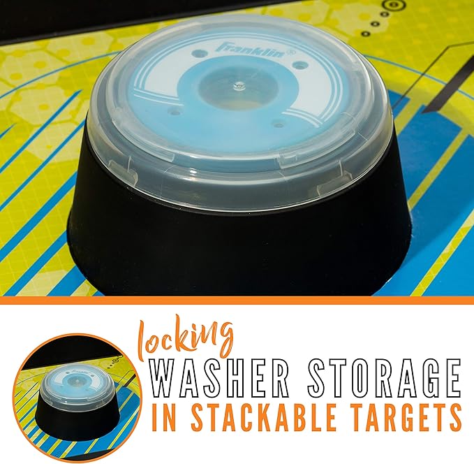 Franklin Sports Washer Toss Game Set - Outdoor Washers Set with Targets + Washers - Perfect for Lawn, Beach + More - Classic Outside + Tailgate Game