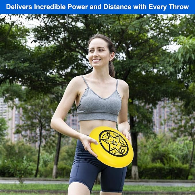 Eastgoing Beach Outdoor Flying Disc – 210 Gram, 11 Inch Heavyweight Flying Disc, Designed for Extreme Wind Resistance – Loads of Colors Available