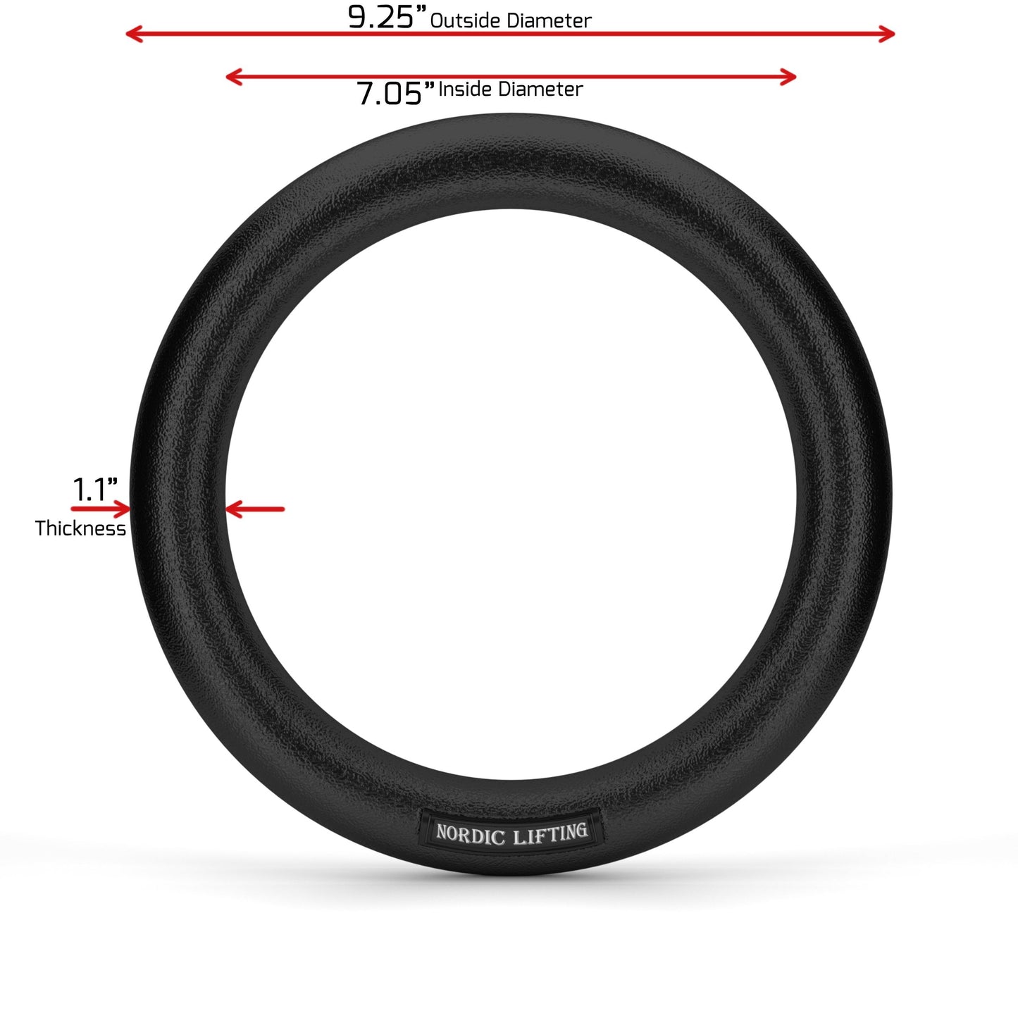 Nordic Lifting Gymnastic Rings with Straps – Heavy Duty Rings for Crossfit, Gymnastics, and Strength Training – Olympic Home Gym Equipment