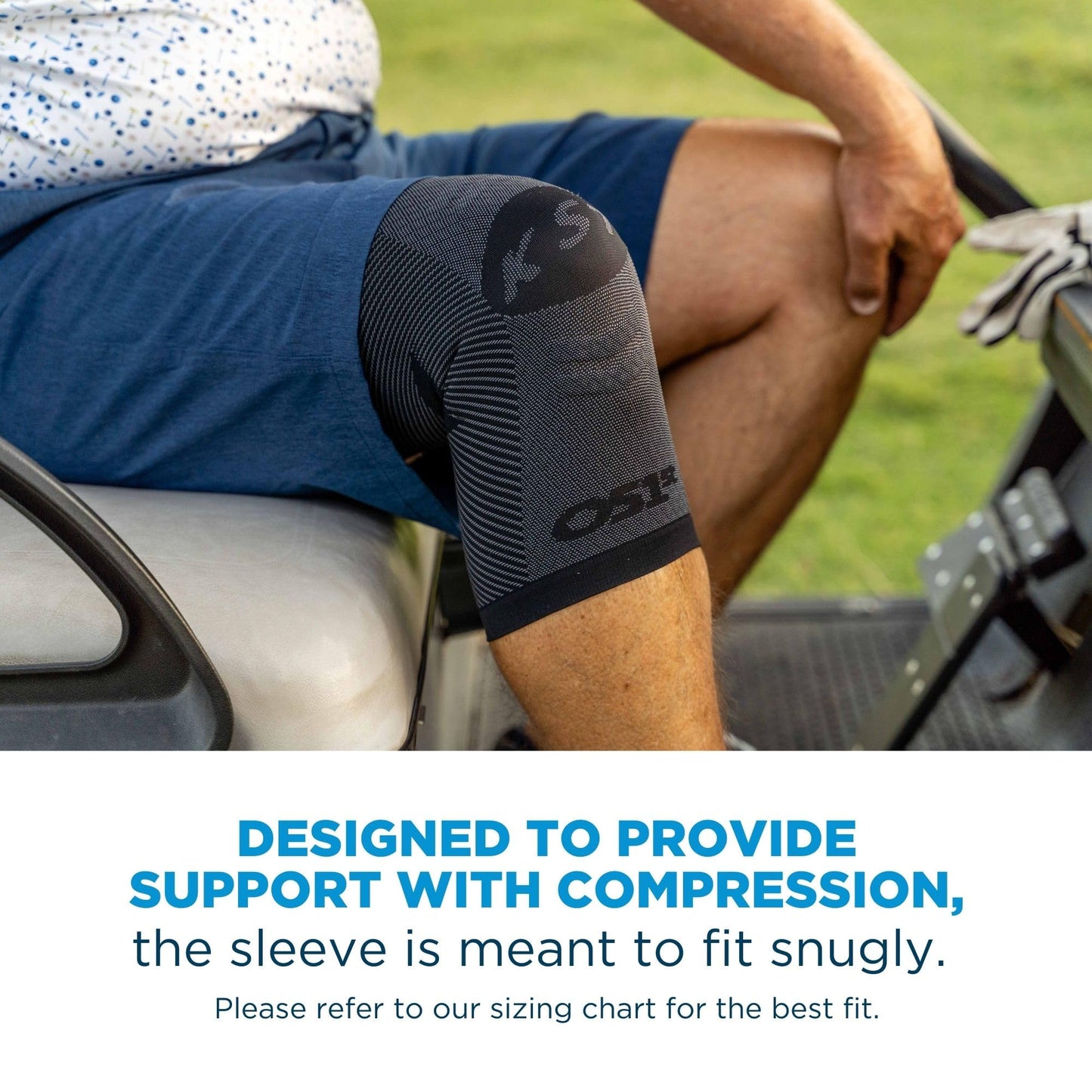 OrthoSleeve Compression Knee Brace, Knee Sleeve for ACL, MCL, Injury Recovery, Meniscus Tear, Pain, Aching Knees, Patellar Tendonitis & Arthritis Pain