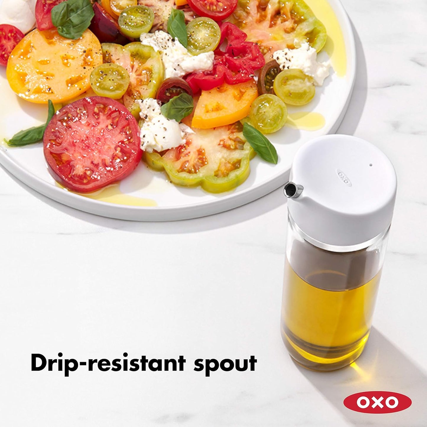 OXO Good Grips 12 Oz Precision Pour Glass Oil Dispenser - Effortless Control & Mess-Free Pouring