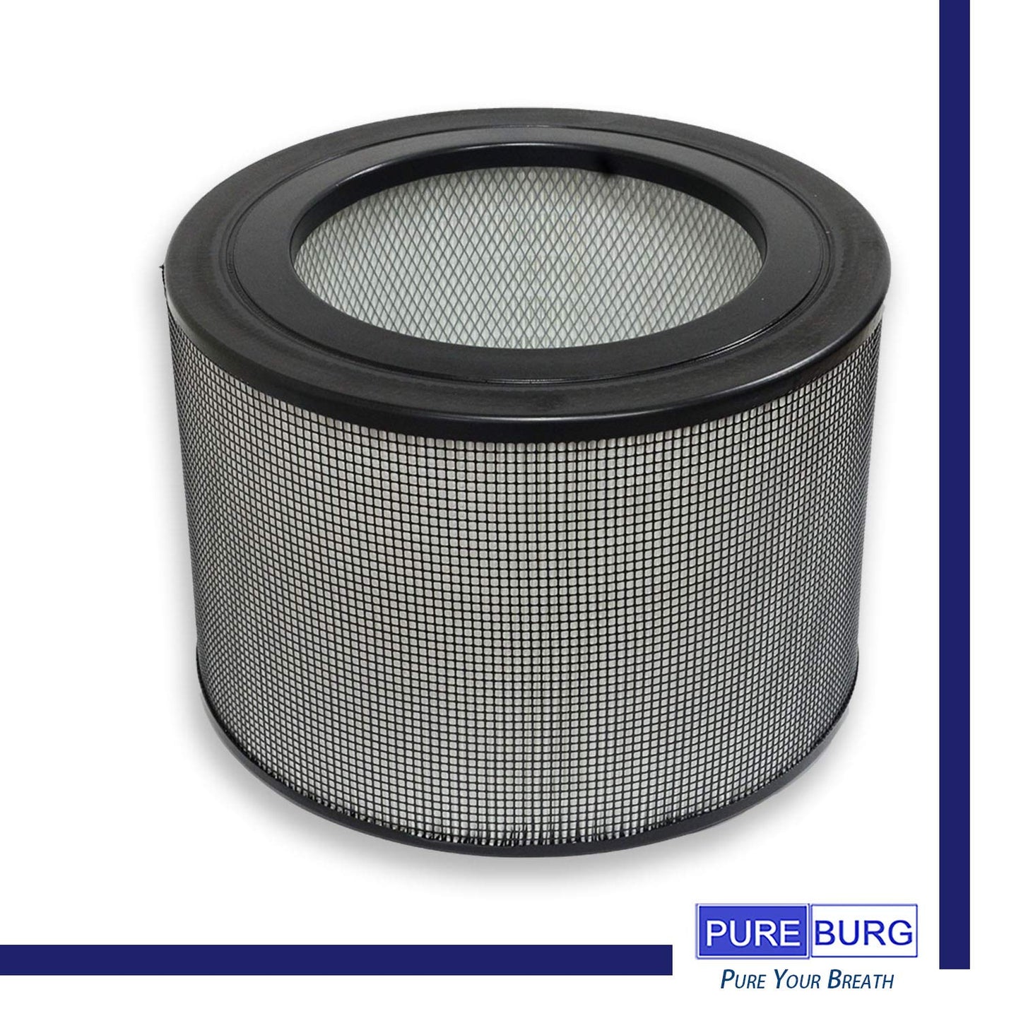 PUREBURG 24000 Replacement Filter Set Compatible with Honeywell 50250-S & Kaz 50255 50255-HD Air Purifiers,H13 HEPA Activated Carbon Pre-Filters Air Clean Dust VOCs