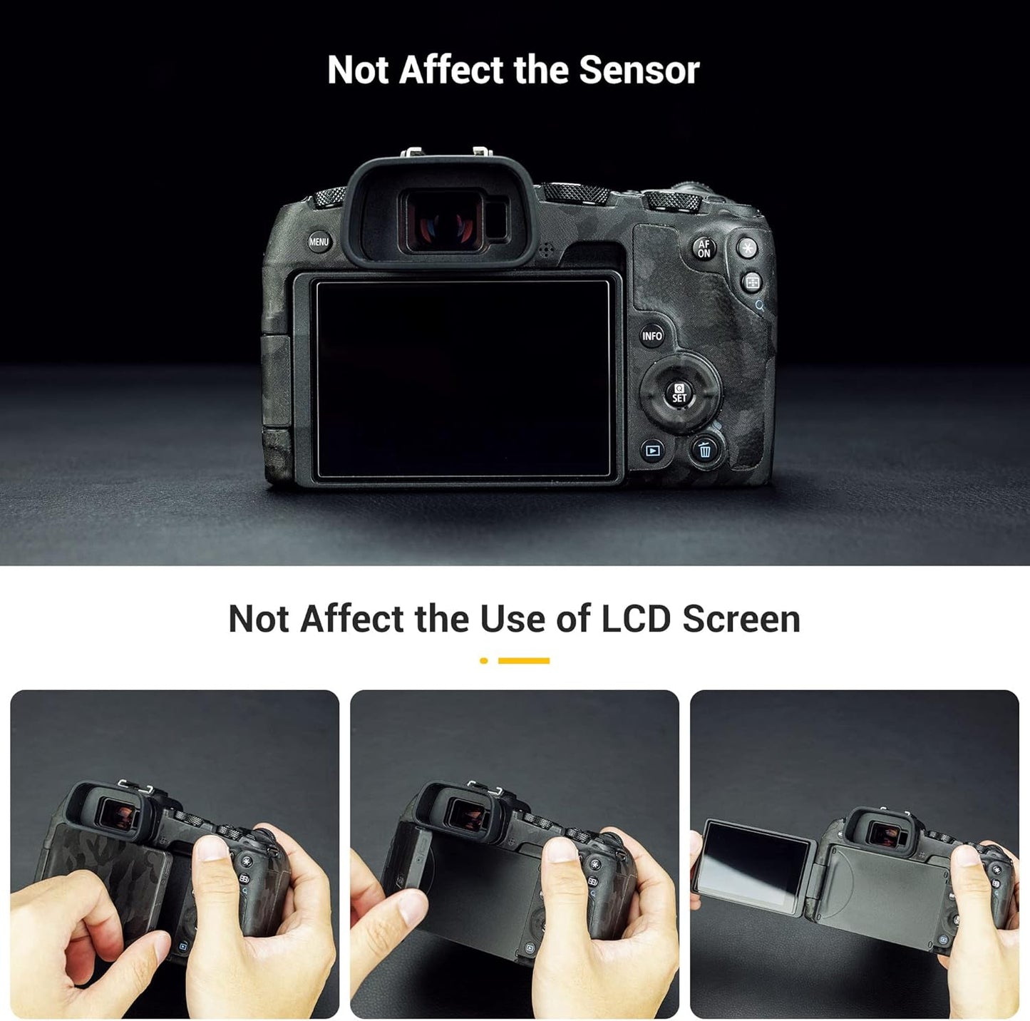 R8 R8 EOS RP Eyecup EyepieceSoft Silicon Extended Camera Eye Cup Viewfinder Special Designed for Canon EOS RP
