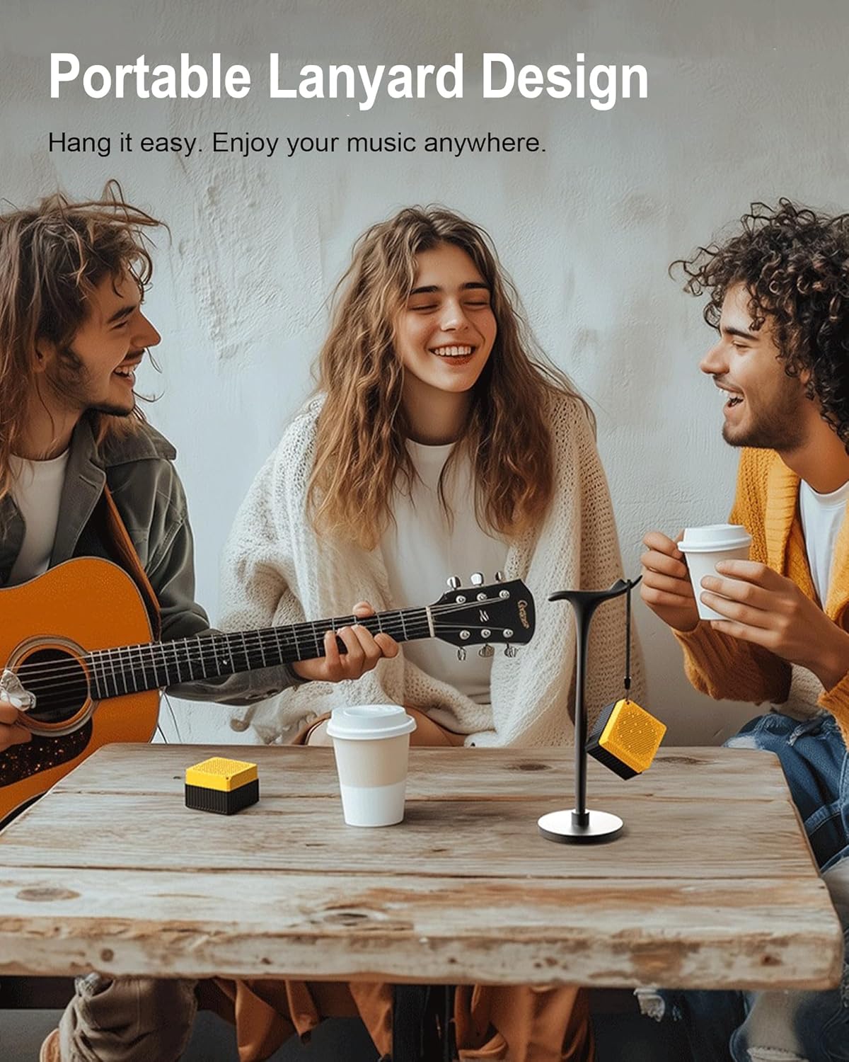 AYJBKL IPX6 24H 5.3, Portable Bluetooth Speakers, Waterproof Wireless Outdoor Small Speaker with Playtime, HD Stereo