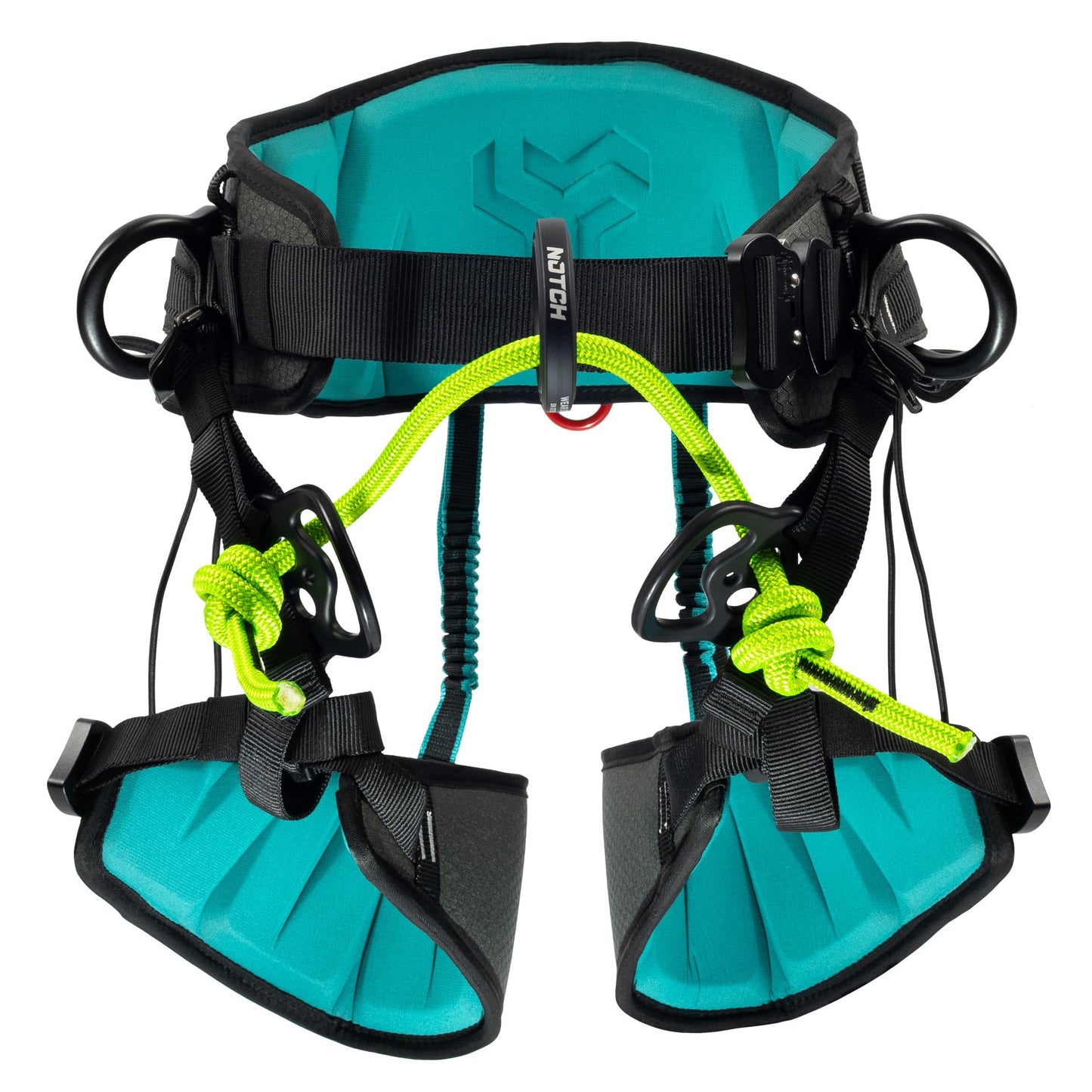 Notch Catalyst Harness-Size 1, Custom EVA Molded Back & Leg panels, Integrated Ventilation Channels, Multiple Adjustment Points, Custom Flared Side D Rings, 330 lbs Total Weight Limit (CATH-1)