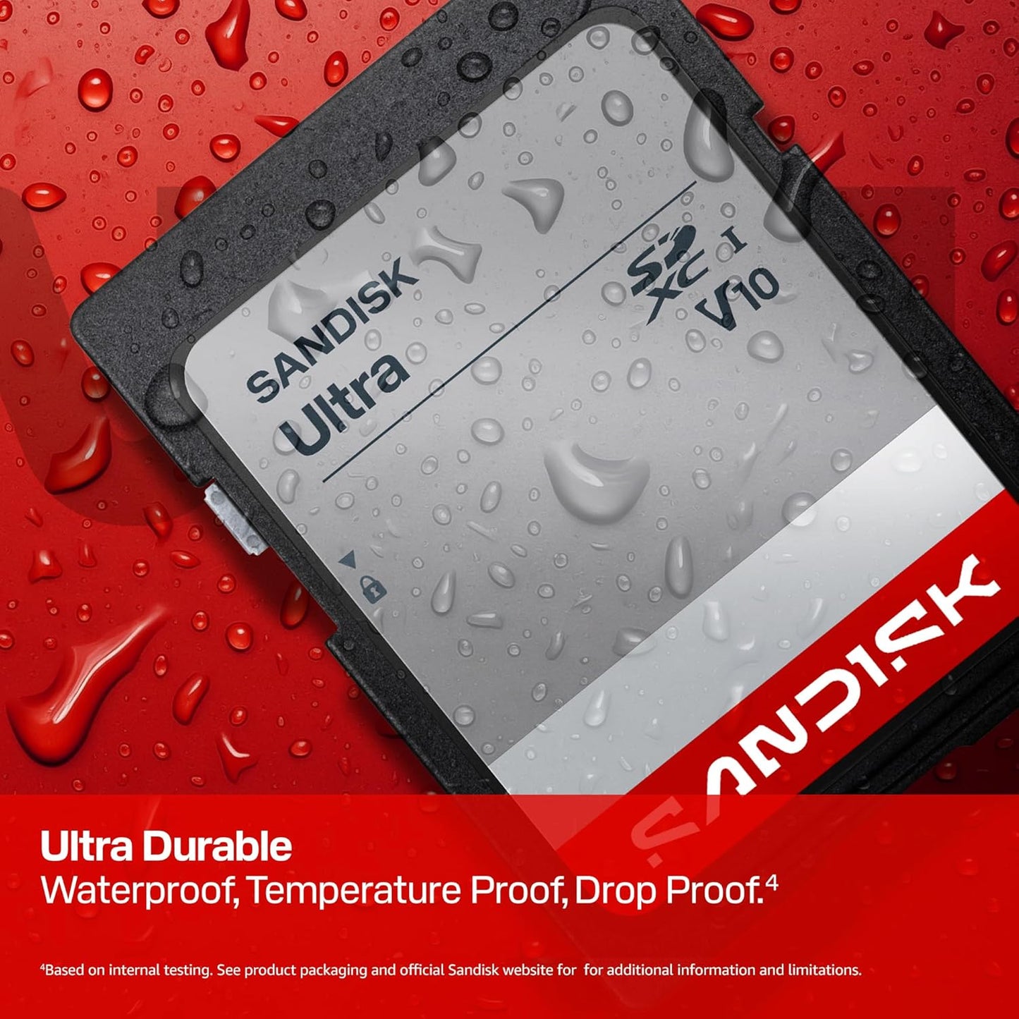 Sandisk 64GB 145MB/s V10, U1, C10 SDSDUVQ-064G-GN6IN Ultra SDHC UHS-I Card and SDXC UHS-I Card - Up to Read Speed, Full