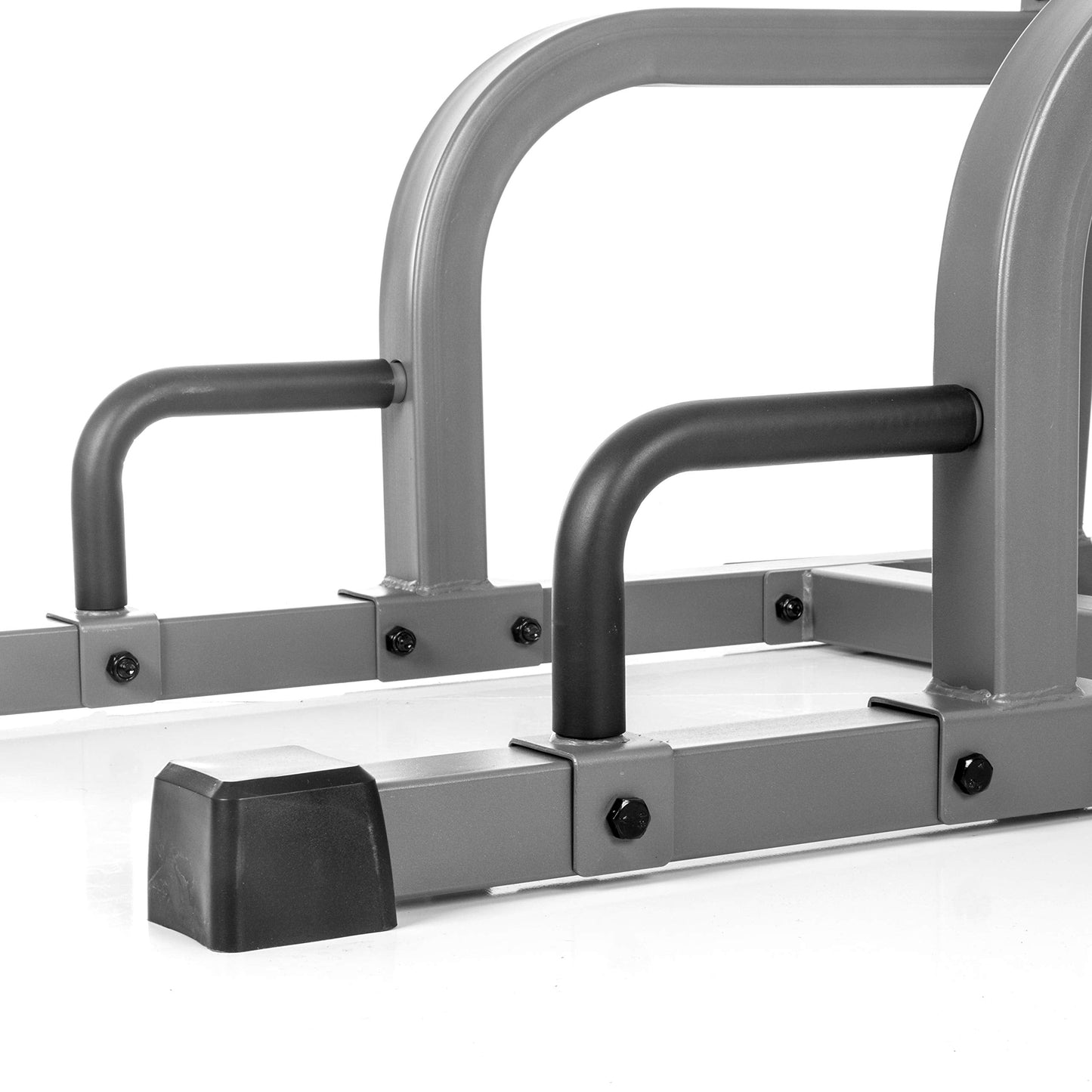 XMARK Captain's Chair with Dip Stand and Push Up Station, Commercial Vertical Knee Raise, Dip Station and Pushup Stand (Black)