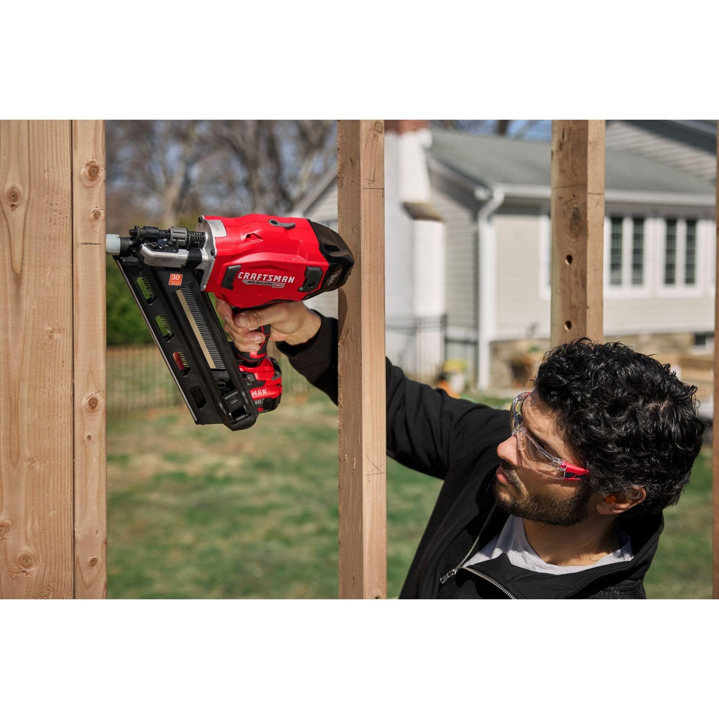 CRAFTSMAN V20 Brushless Cordless 30° Framing Nailer (Tool Only) (CMCN630PTB)