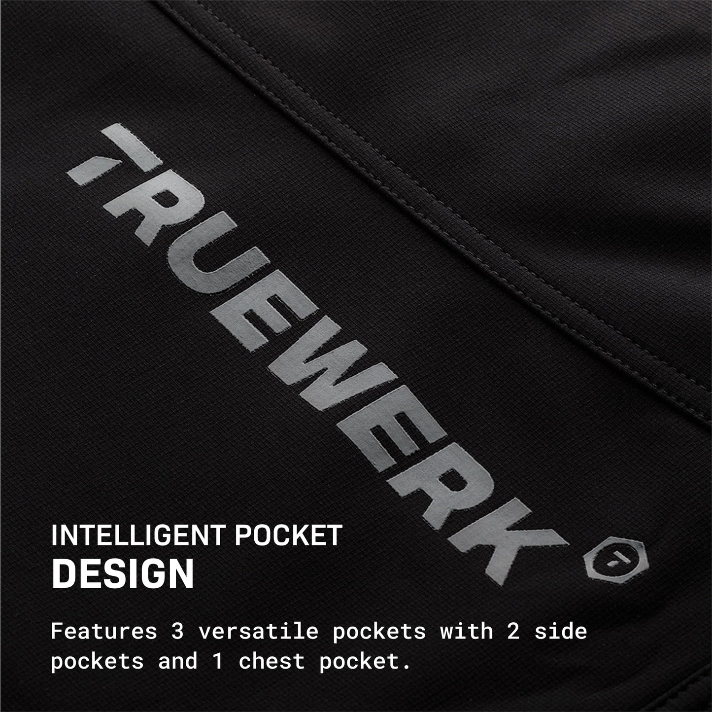 TRUEWERK Men's Softshell Work Jacket - S3 Solution Coat Technical Workwear, Lightweight, Waterproof with 4-Way Stretch, Viz Yellow, XX-Large