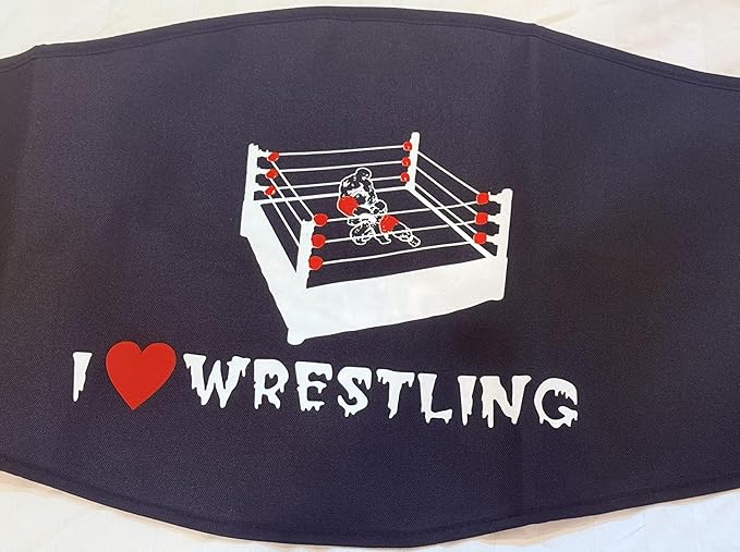Wrestling, Boxing, Trophy Belt, FFL, Universal Replica Championship Belt Protective Cover, Carry Cover, Water and Humidity Resistant, Black and Red Colors