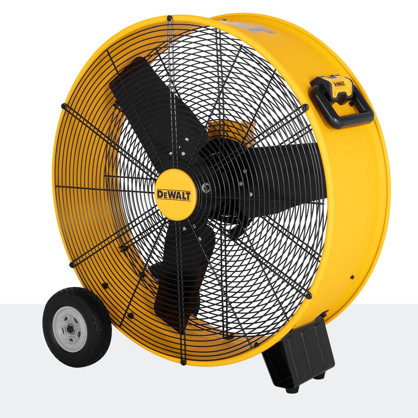 DEWALT DXF3080 High-Velocity 30" Industrial Drum Fan, 8000CFM, Floor, Barn, Warehouse Fan, Heavy Duty Metal Industrial