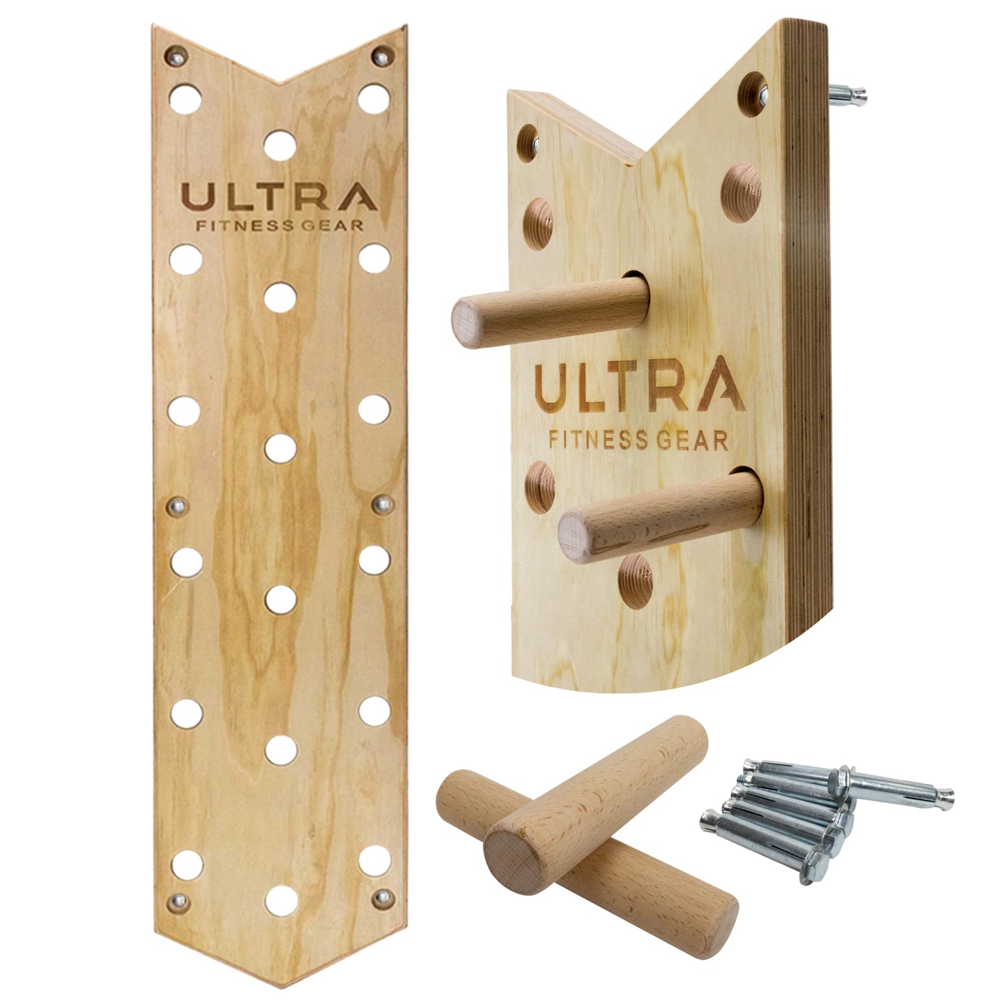 Ultra Fitness Gear Climbing Pegboard 51 Inch, Climbing Hold Cross Training Exercise Equipment, Climbing Wall Training Ladder for Fitness, Agility and Muscle Strength