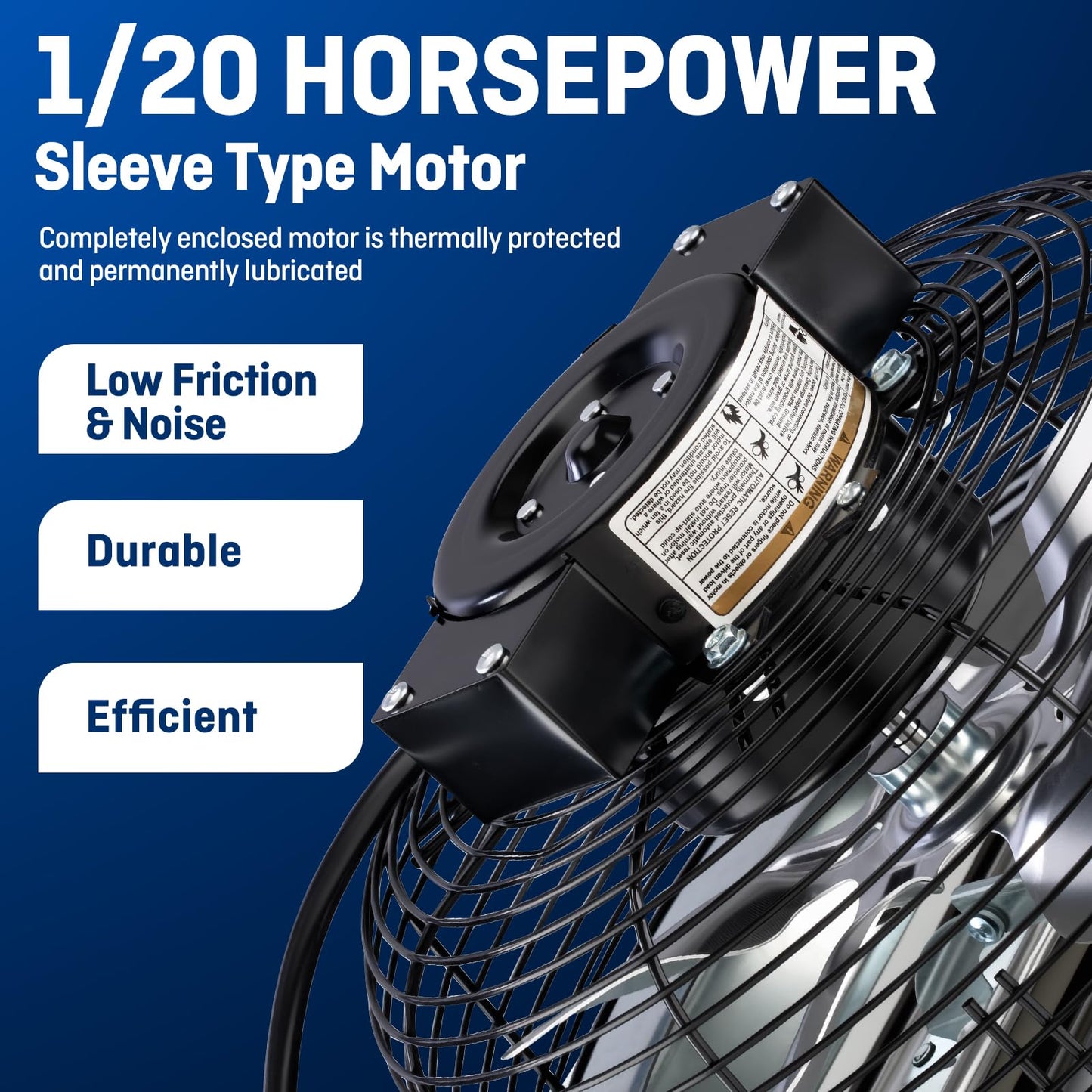 iLiving 10" Wall Mounted Shutter Exhaust Fan, Automatic Shutter, with Thermostat and Variable Speed controller, 65W, 820 CFM, 1200 SQF Coverage Area Silver (ILG8SF10V-ST)