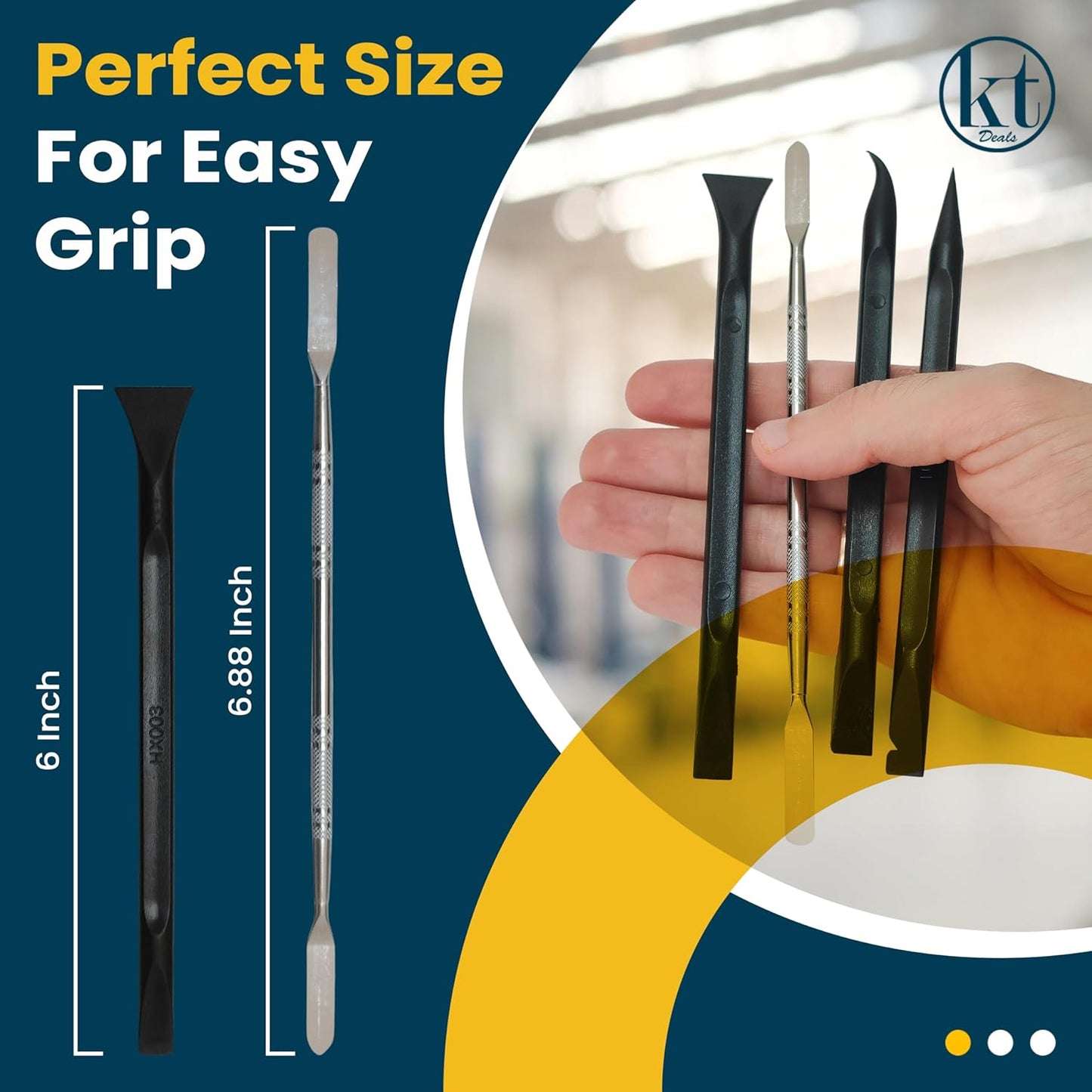 Spudger Pry Tool Kit Electronics Repair Opening Tools, Car Detailing Picks Scraper Tool Cleaning Plastic Spudger Kit