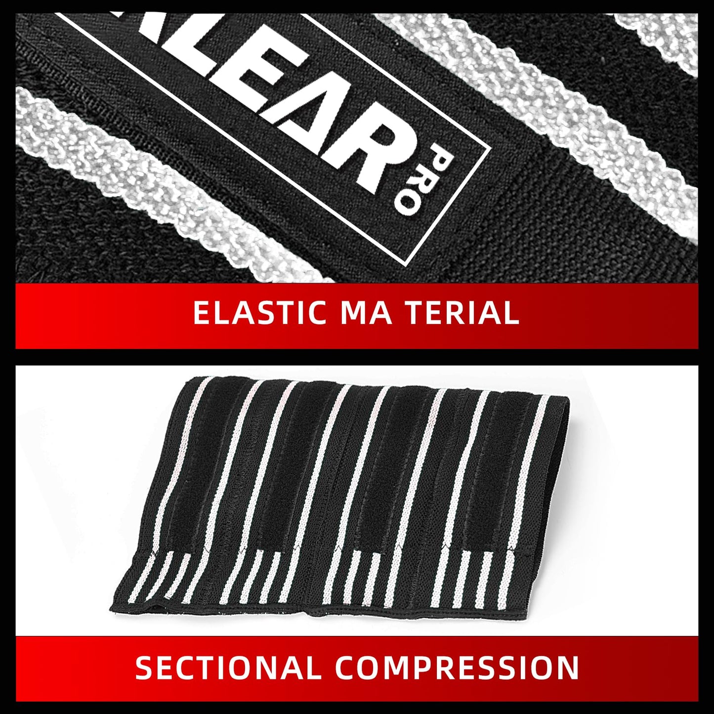 MANUEKLEAR Elbow Sleeves for Weightlifting, Adjustable Elbow Wraps for Weightlifting (XL(12.5"-14.5"))