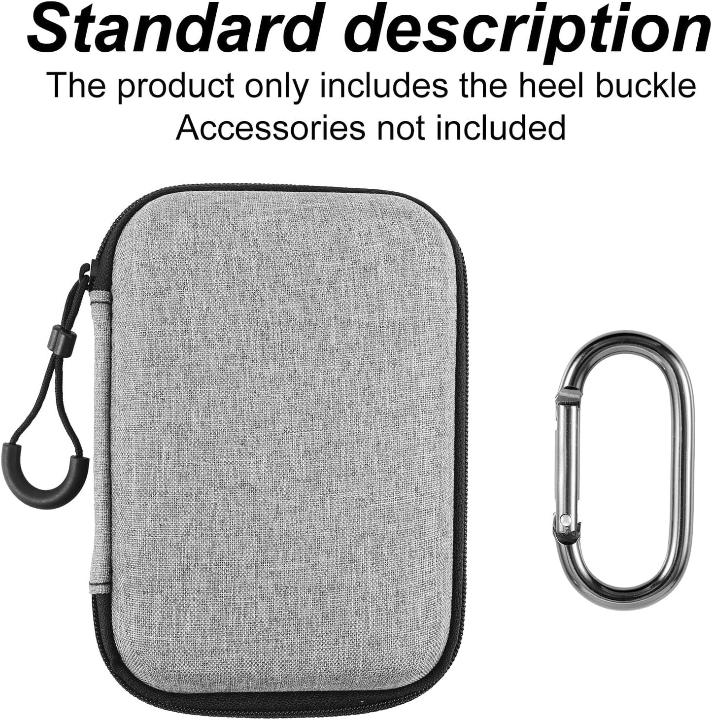 lasuroa Case Cover for PLAUD NotePin AI Voice Recorder, Soft EVA Voice Recorder Carrying Case Portable Protective Cover