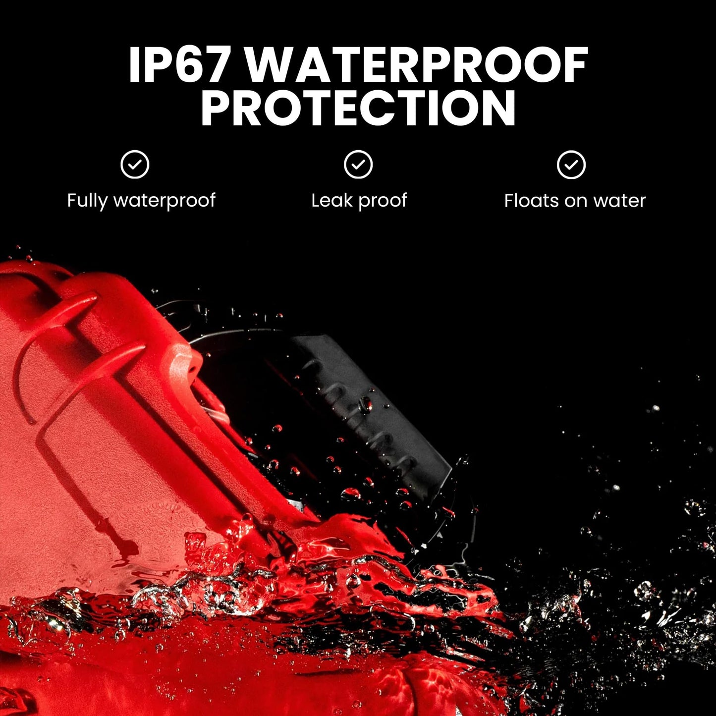 NANUK 935 Wheeled Waterproof First Aid Box Empty – Durable, Medical First Aid Organizer Case, IP67-Rated, Dustproof, Impact-Resistant, and Floats (20.5” x 11.3” x 7.5”) – Red