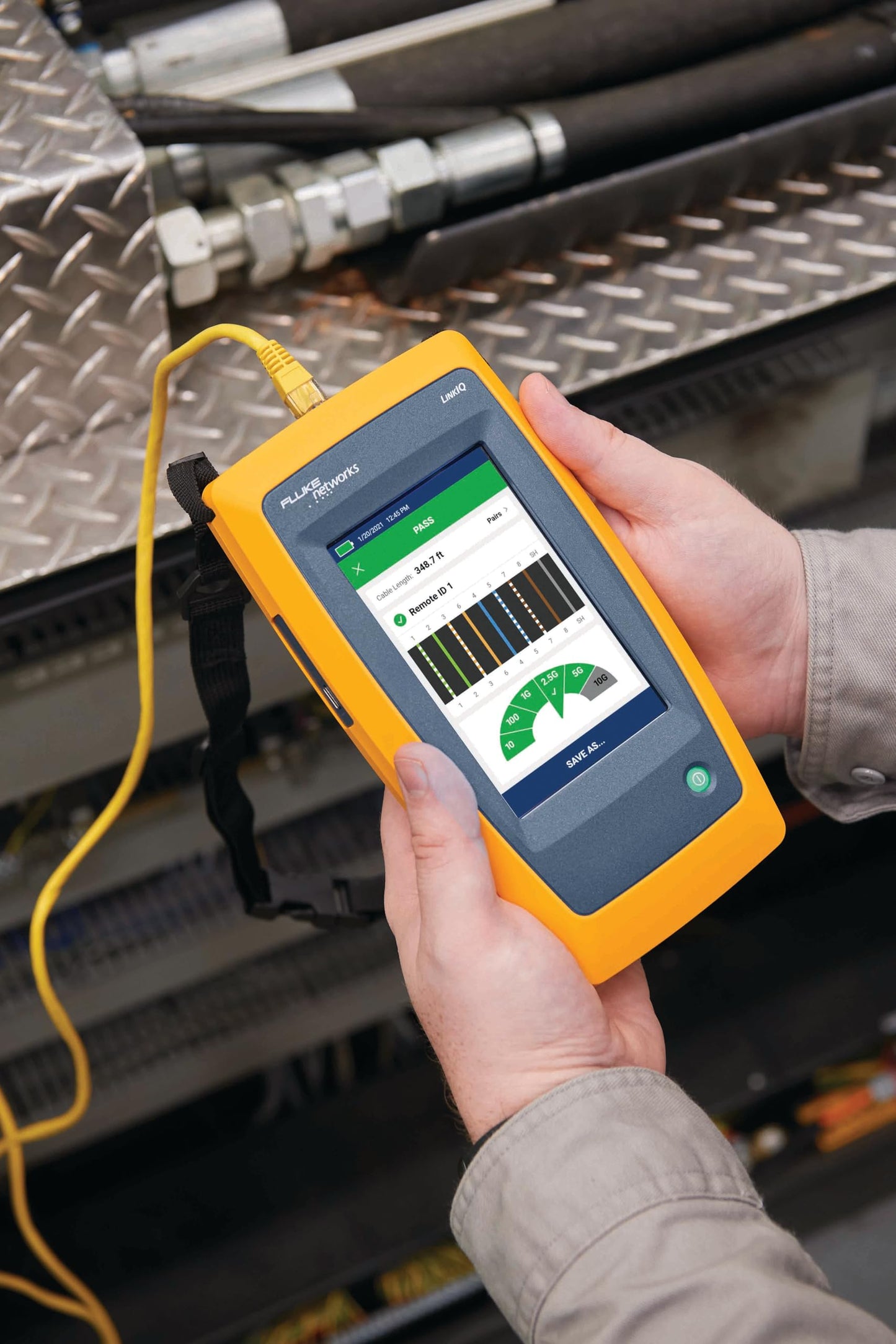 Fluke Networks LIQ-100 LinkIQ Cable + Network Tester