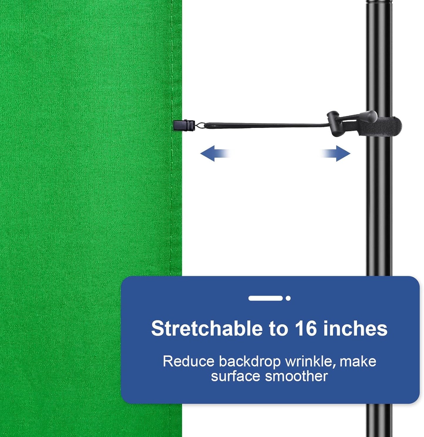 EMART 8 10 4 Green Screen Backdrop, x Ft Photography Greenscreen Background Sheet Fabric Kit for YouTube Video