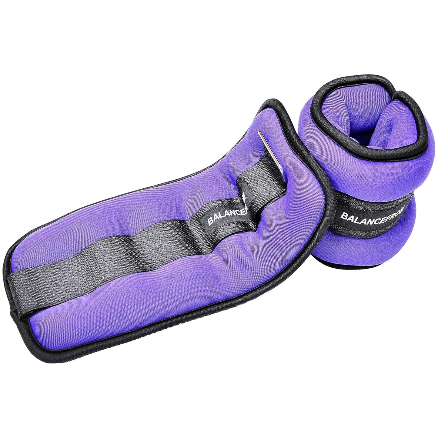 Fitvids Fully Adjustable Ankle Wrist Arm Leg Weights, 1-20LBS, Multiple Options