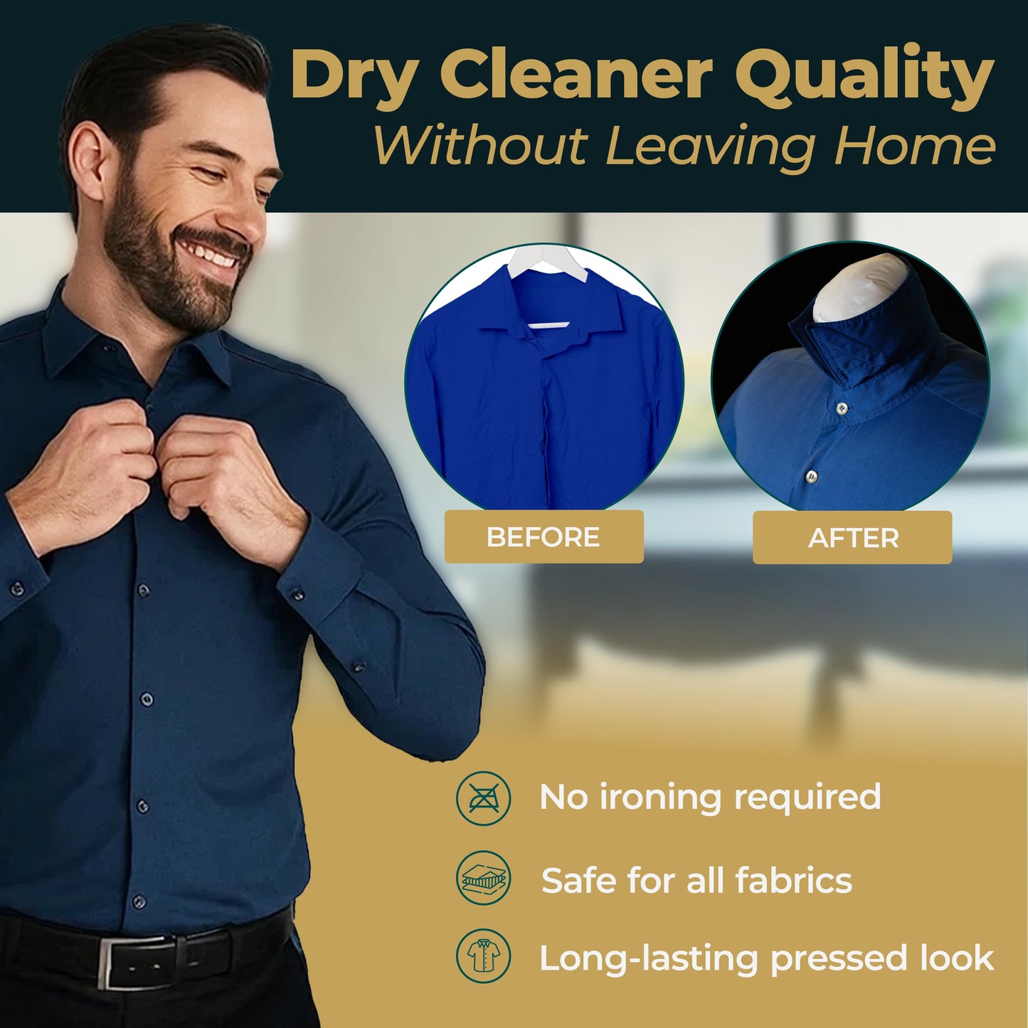 Bellairon - Original Automatic Hot Air Garment Dryer & Iron – Hands-Free Wrinkle Remover for Shirts & Pants, Designed for Reliable Everyday Use