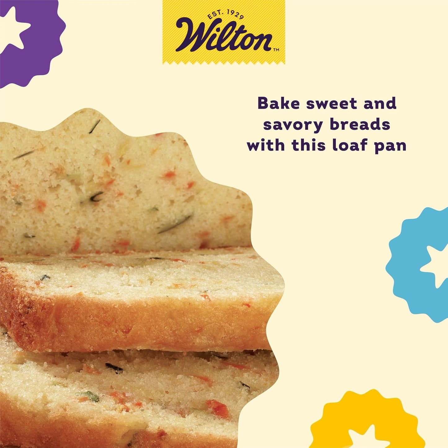 Wilton Platinum Non-Stick Loaf Pan - 9 x 5 Inch Stainless Steel Bakeware, PFAS-Free Design