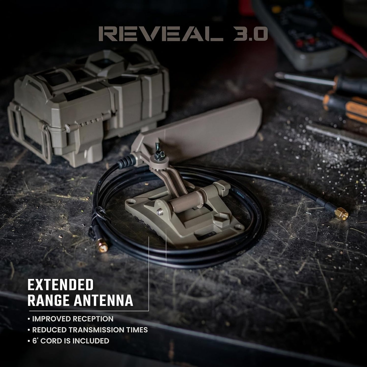 TACTACAM X3.0, Pro3.0 Reveal Extended Range Booster Antenna for Reveal