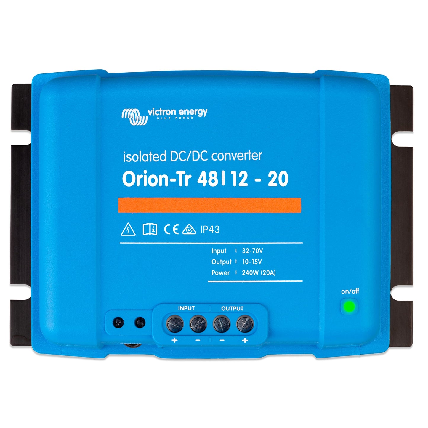 Victron Energy Orion-Tr DC to DC Converter - 48/12-Volt 20 amp 240-Watt - IP43 Protected - for Dual Battery Systems - Isolated