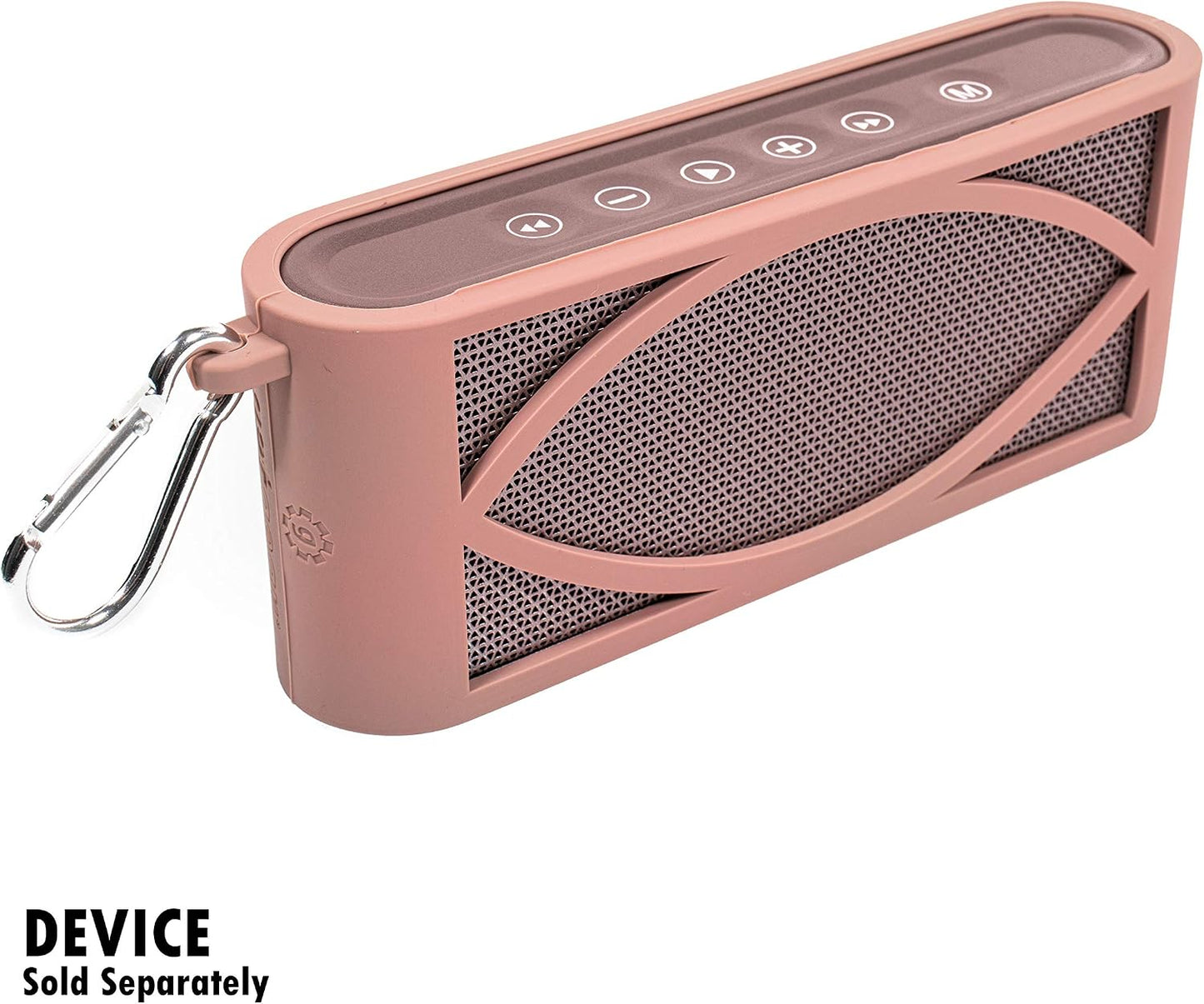Alltravel Radio/MP3 Customized Silicone Sleeve for Antimi Bluetooth/FM Player Portable Wireless Speaker, Full