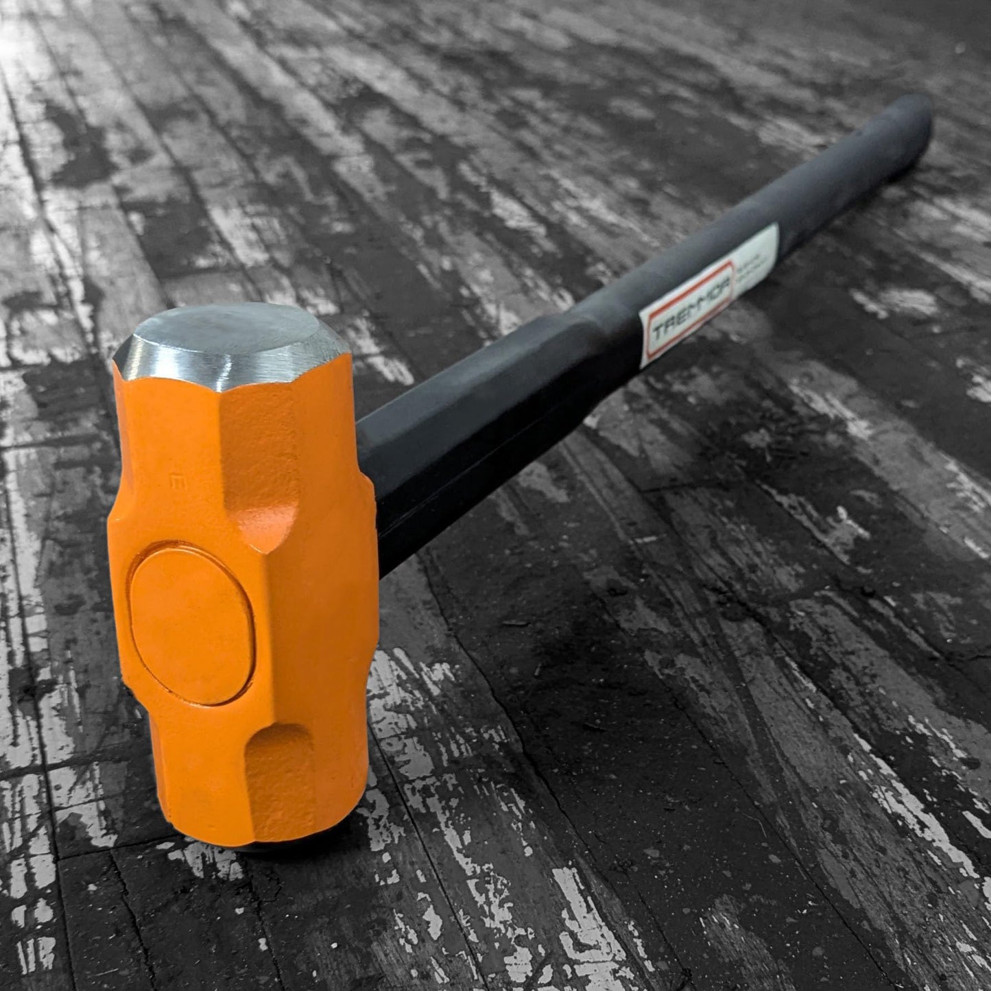TREMMOR Sledge Hammer 8lb Heavy Duty Sledgehammer with IRON CORE Steel Reinforced Rubber Handle | Sledgehammers for Demo, Pros, Industrial (36 in. Length) TR1643