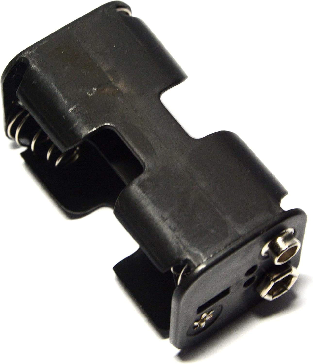 LampVPath 3 4 1.5V (6V) 3 9V Pcs x AA Battery Holder Leads with Pcs I Type Snap Connector Plastic Housing Two Layers