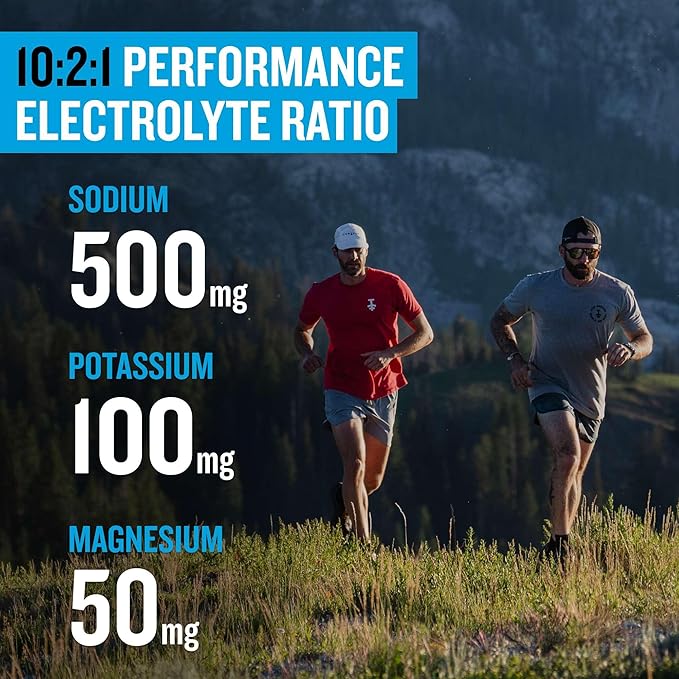 Electrolyte Packets for Recovery & Hydration | Organic & Sugar-Free Electrolytes Drinks | Works Faster Than Powder Drink | On-The-Go Liquid Hydration Drink | Watermelon, 10 Pack