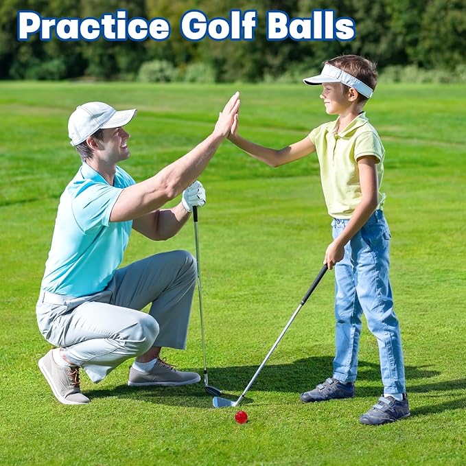 Coopay 72/150/300 Pack Practice Golf Balls, 42mm Plastic Golf Training Balls with a Drawstring Bag Hollow Sports for Swing Practice Driving Range Backyard Home Indoor Outdoor Use