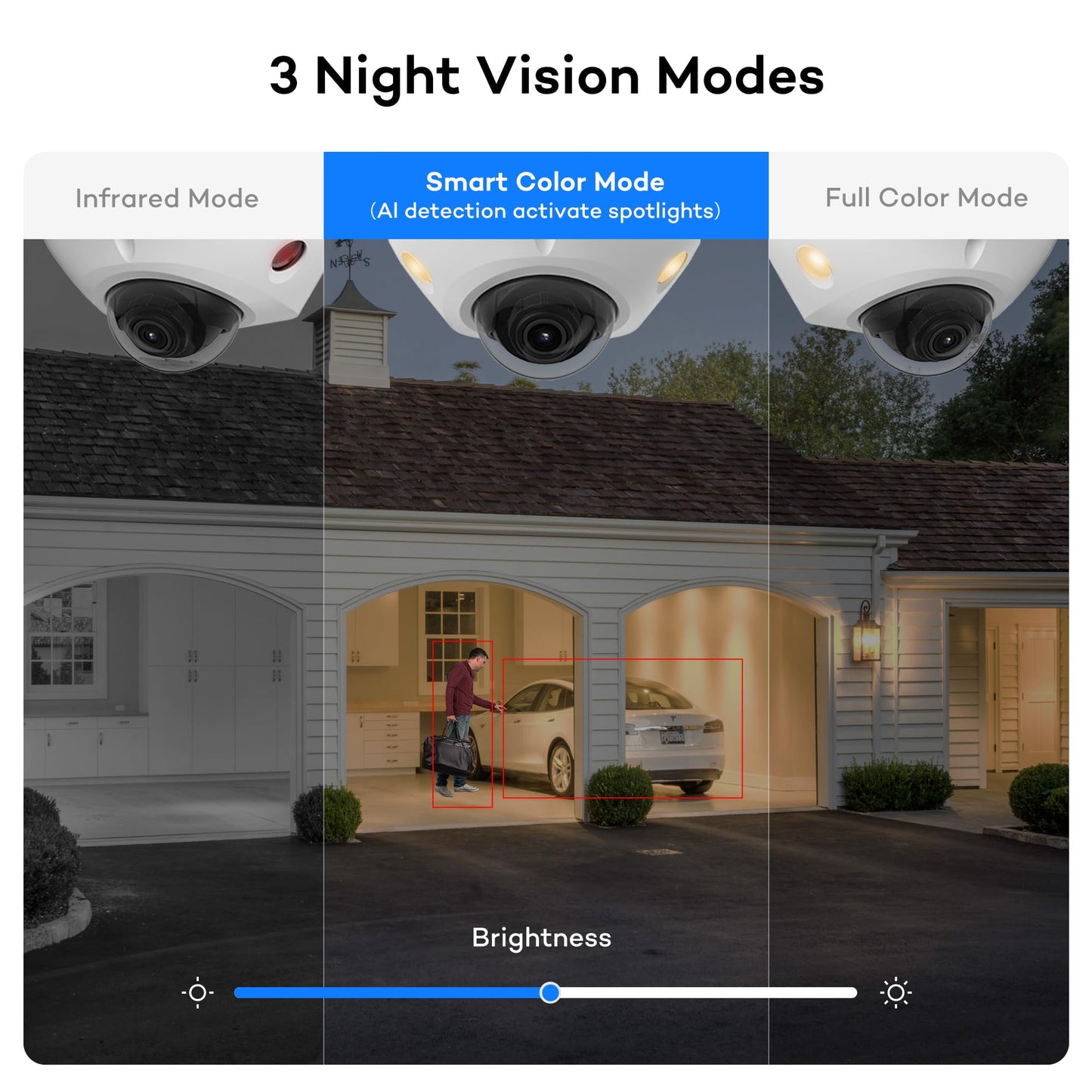 ONWOTE 12MP NVR 16 Channel Security Camera System, 16x 5MP 30FPS Outdoor PoE IP Cameras with Audio, Smart AI Color Night, 16CH 6K 4K Commercial NVR 4TB, 16x Cables(Total 1280ft), CCTV for Business