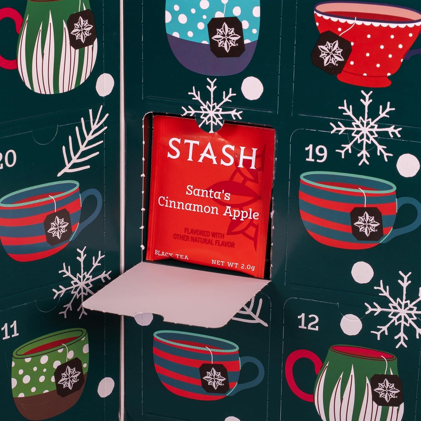 STASH Tea Advent Calendar - Premium Assorted Teas for a Festive Countdown | 24 Unique Flavors