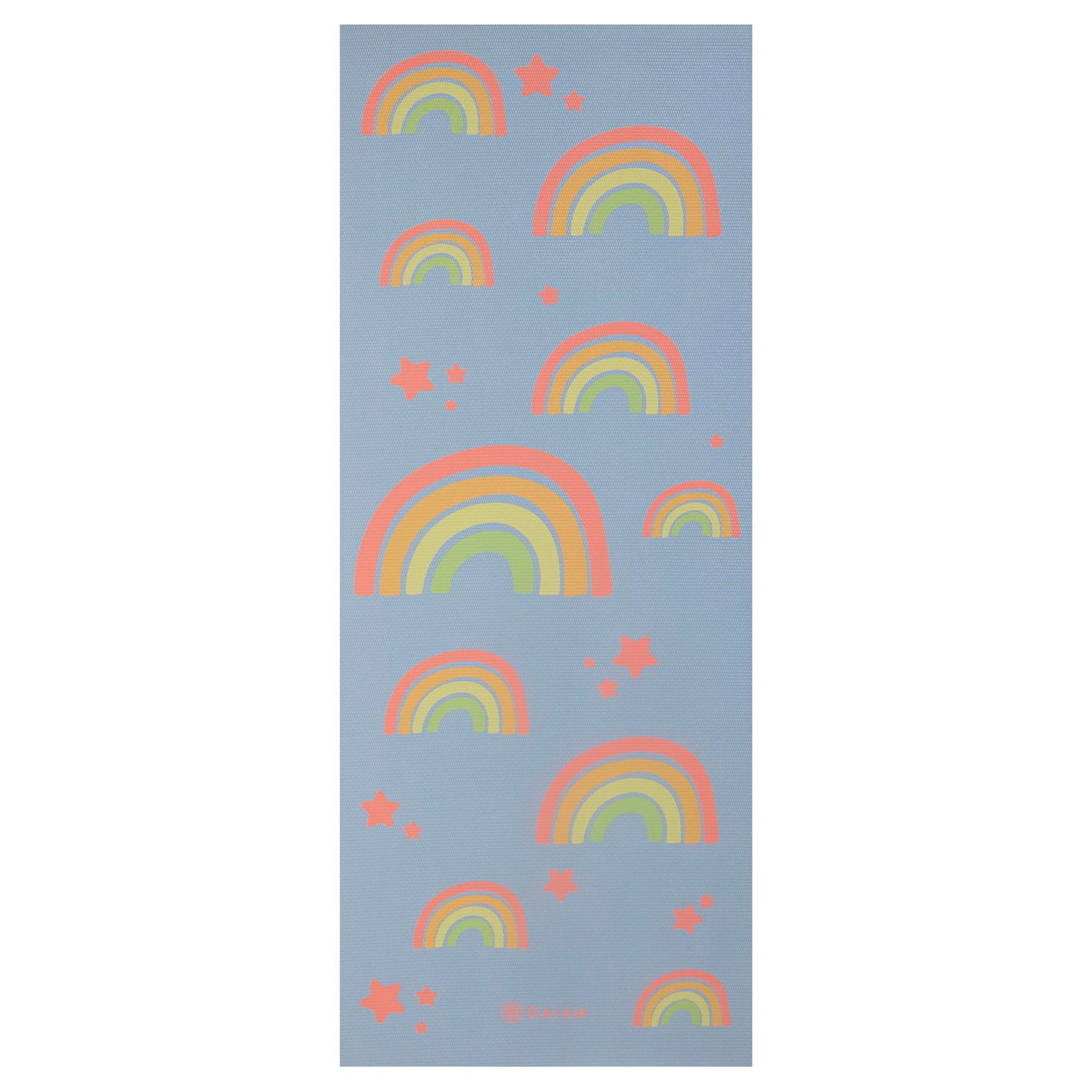 Gaiam Kids Yoga Mat Exercise Mat, Yoga for Kids with Fun Prints - Playtime for Babies, Active & Calm Toddlers and Young Children (60" L x 24" W x 3mm Thick)