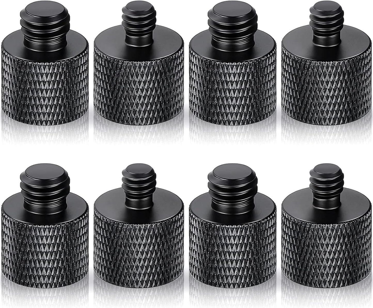 Moxweyeni 8 1/4 3/8 3/8 1/4 Pcs to & to Camera Tripod Adapter Male to Female Screw Camera Screw Adapter for Mount