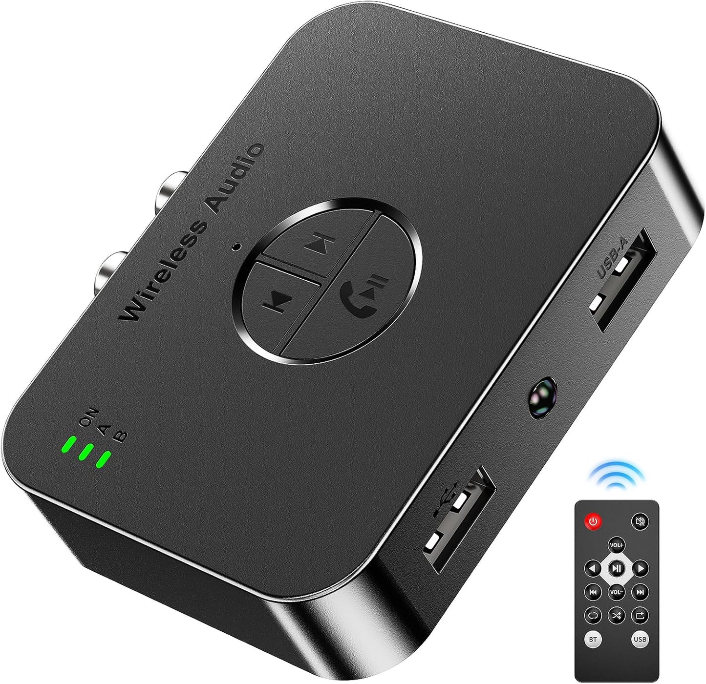MOREGAX M2R 5.4 Bluetooth Receiver for RCA Adapter for Stereo/Speaker/Wired Speaker/Home Audio Music Streaming Stereo
