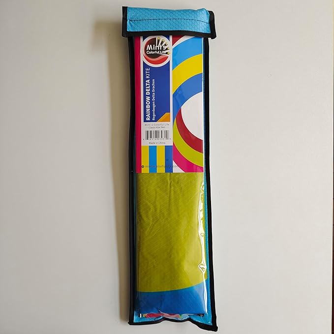 Mint's Colorful Life Delta Kite for Kids & Adults, Extremely Easy to Fly Kite, Best Kites for Beginner