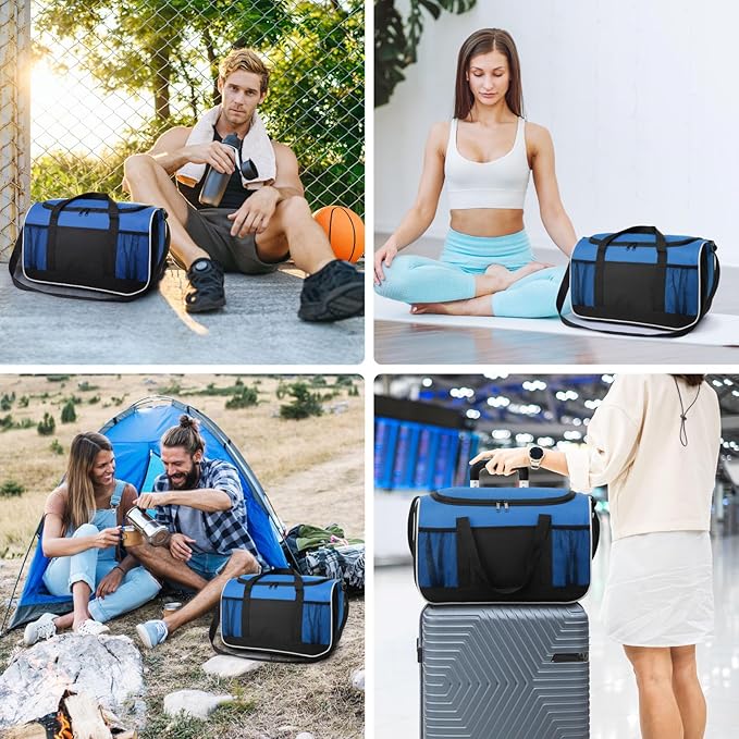 BuyAgain Duffle Bag, 17" Small Travel Carry On Sport Duffel Gym Bag.