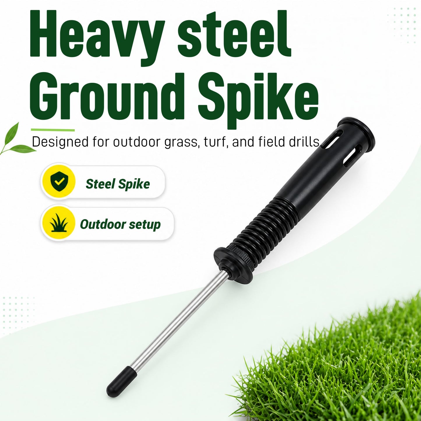 6 Pcs Soccer Agility Poles for Training,5 FT Adjustable Speed and Agility Training Equipment,Football/Basketball/Horse/Dog Sports Practice Equipment,Soccer Sticks with Ground Spring Nails for Outdoors