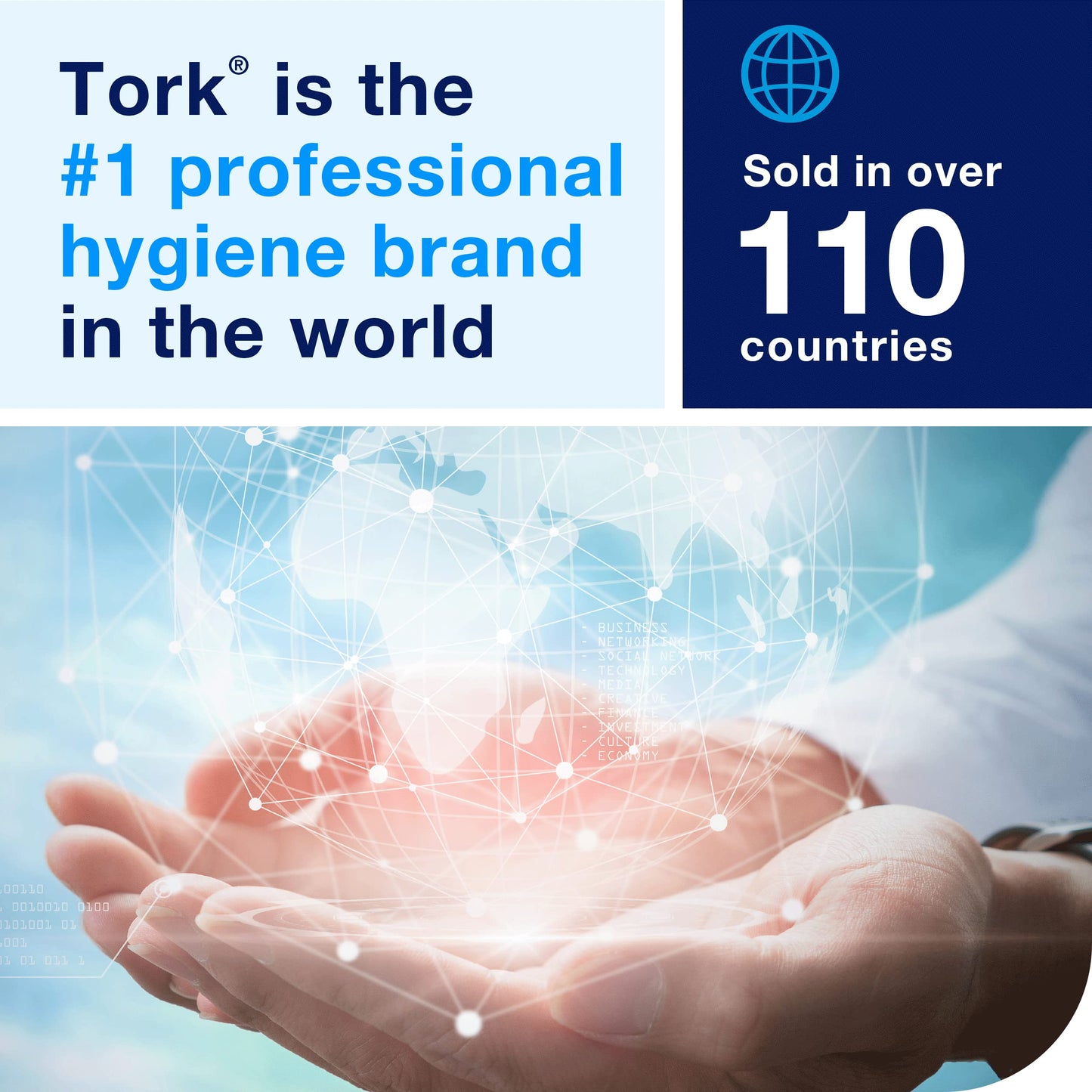 Tork Multifold Hand Towel White, 3-Panel, 250 Towels per Pack, 16 Packs, Fits H2 Towel Dispensers