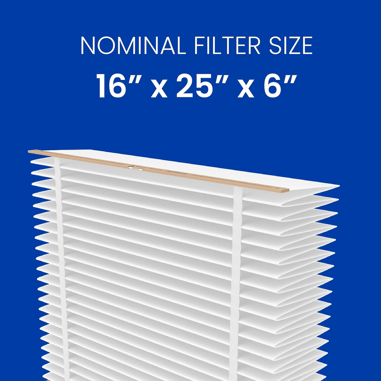 AprilAire 401 Replacement Furnace Filter for AprilAire 2400, Space-Gard 2400 Whole-House Air Purifiers - MERV 10, 16x25x6 Air Filter (Pack of 10)