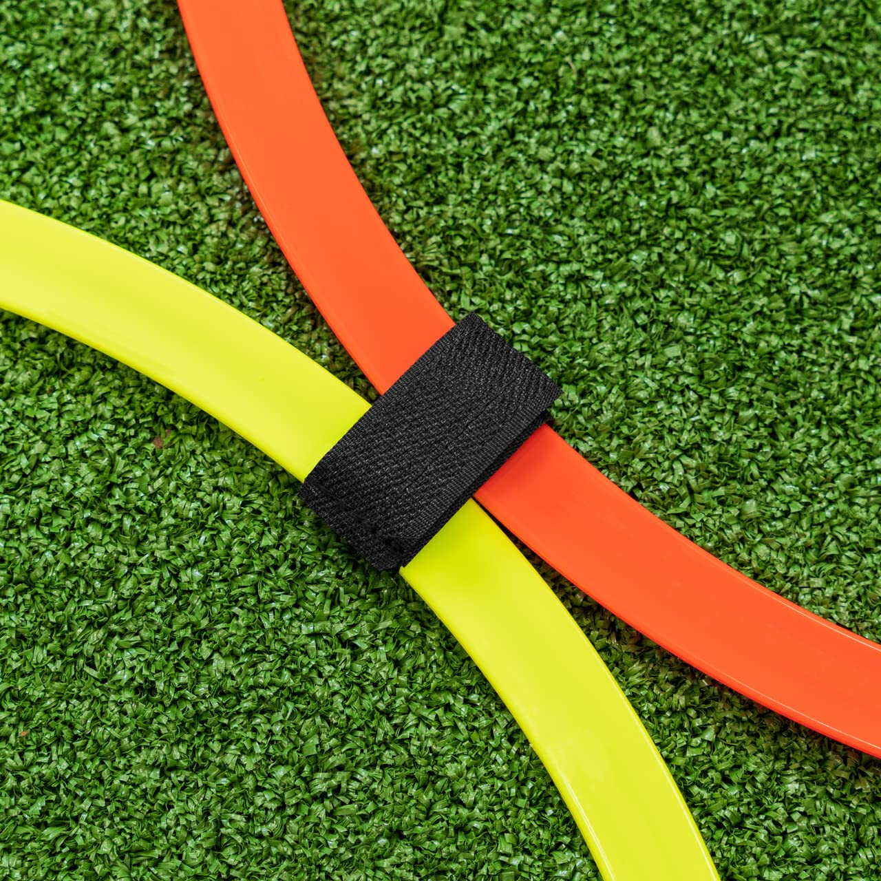 FORZA Agility Rings [Pack of 12] | Soccer Training Equipment | Multi-Sport Agility Ring Set | Speed Ladder Agility Hurdles | Football Training Equipment (Yellow)